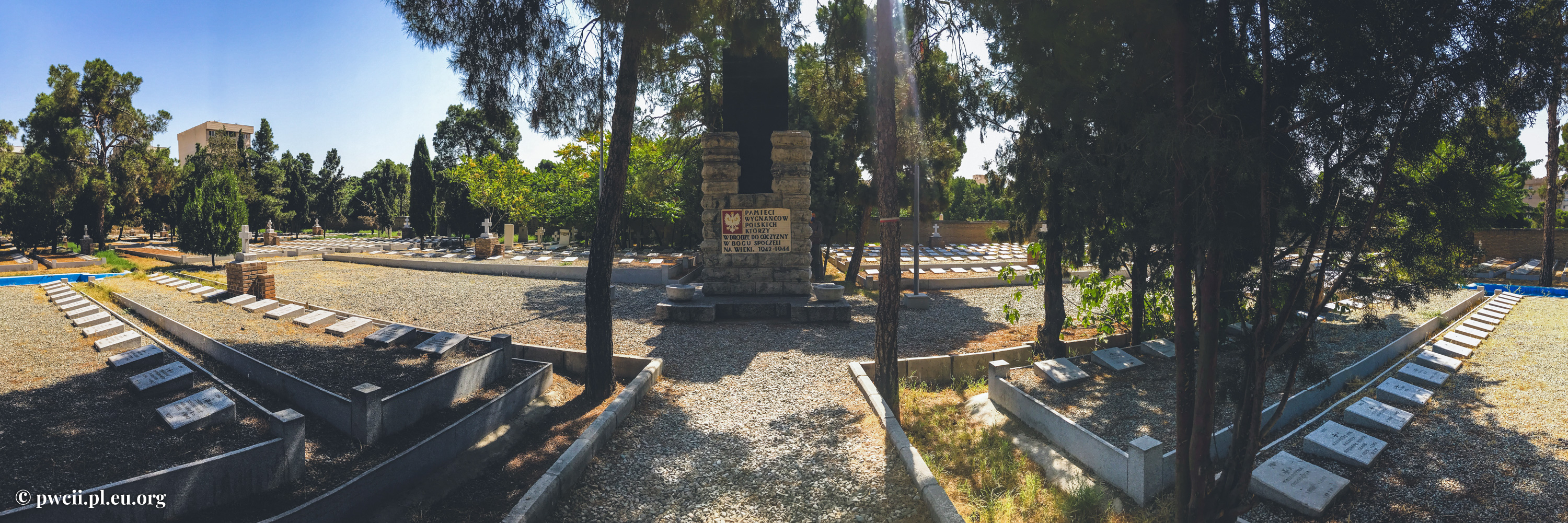 The Polish section of Doulab Cemetery